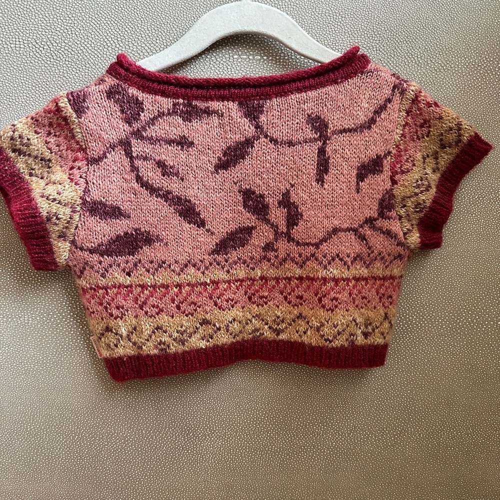 Jean Bourget angora and wool sweater